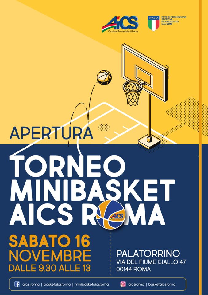 A.I.C.S. ROMA DIPARTIMENTO BASKET: INIZIA LA FESTA !!!