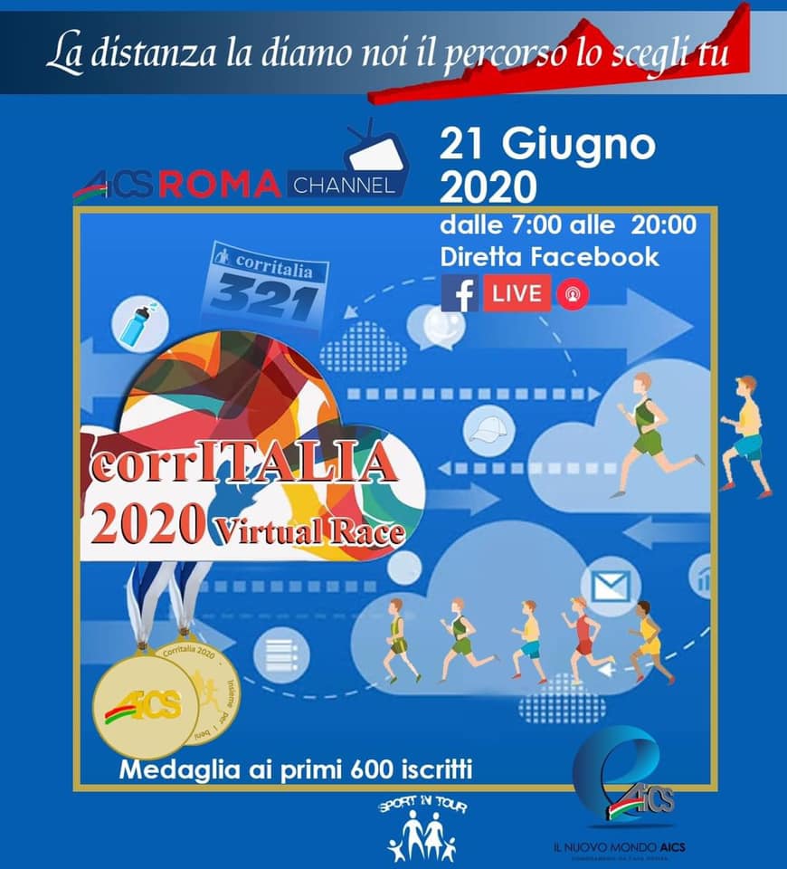 CorrItalia 2020 – Virtual Race di 10 Km