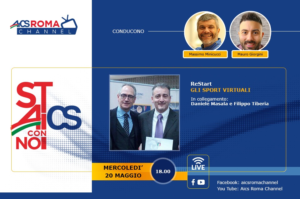 Domani la terza puntata di “Stai con noi AICS”, il nuovo programma web dell’AICS Roma