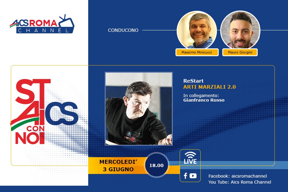 Oggi la quinta puntata di “Stai con noi AICS”, il nuovo programma web dell’AICS Roma