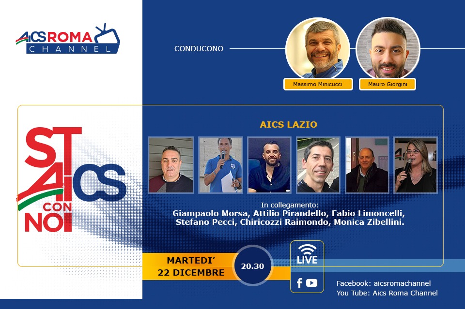 Puntata “Christmas Edition” per “Stai con noi AICS”, il programma web dell’AICS Roma