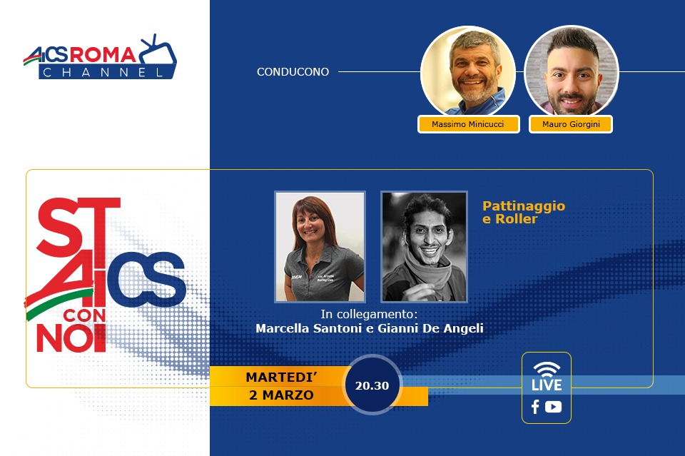 Questa sera un nuovo appuntamento con “Stai con noi AICS”.