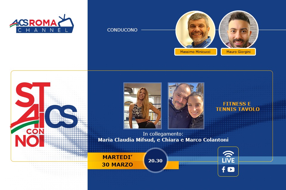 Domani una nuova puntata di “Stai con noi AICS”.