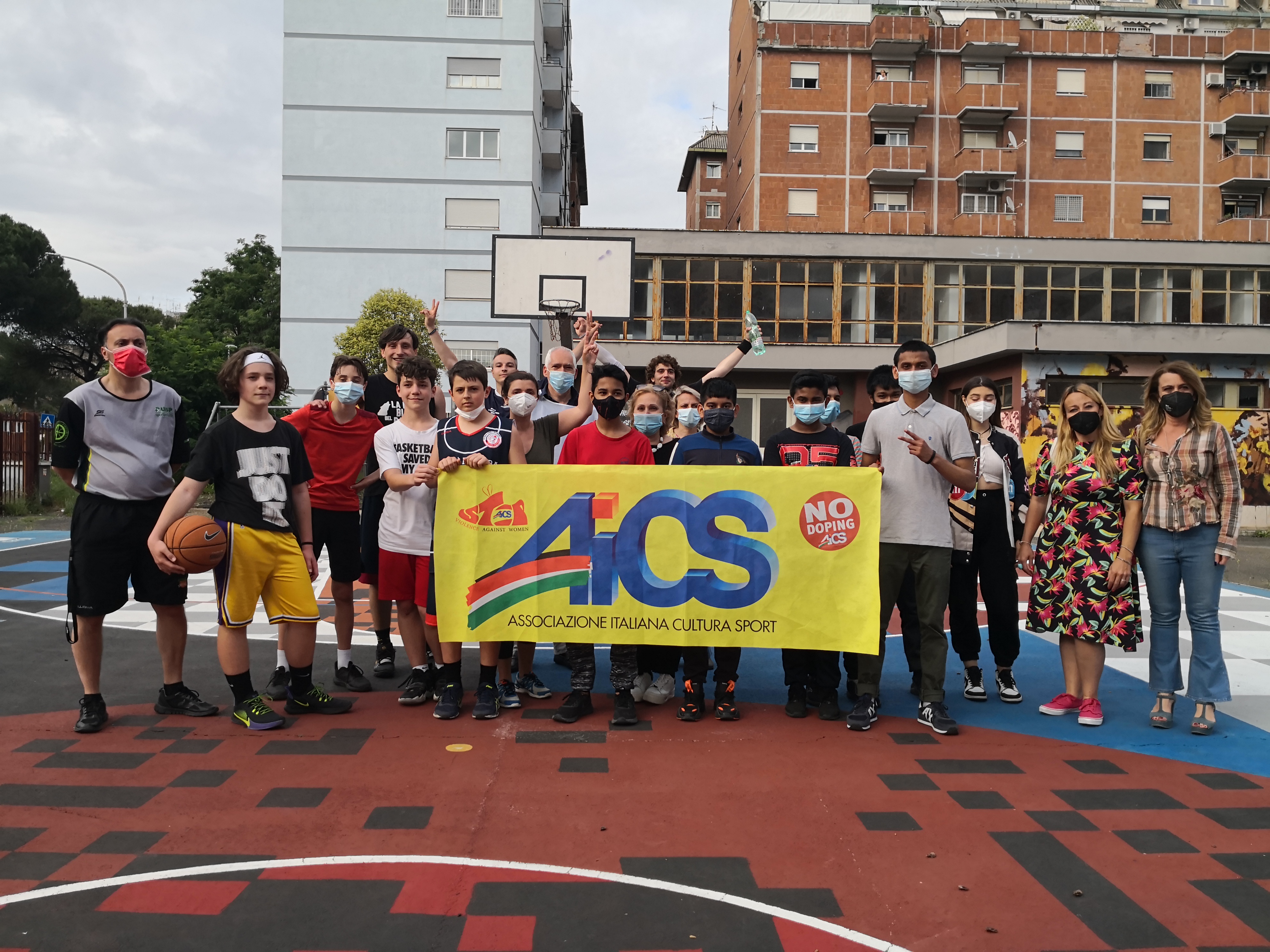 Un Torneo di Basket 3×3 per inaugurare il nuovo campo dell’Istituto Poggiali-Spizzichino