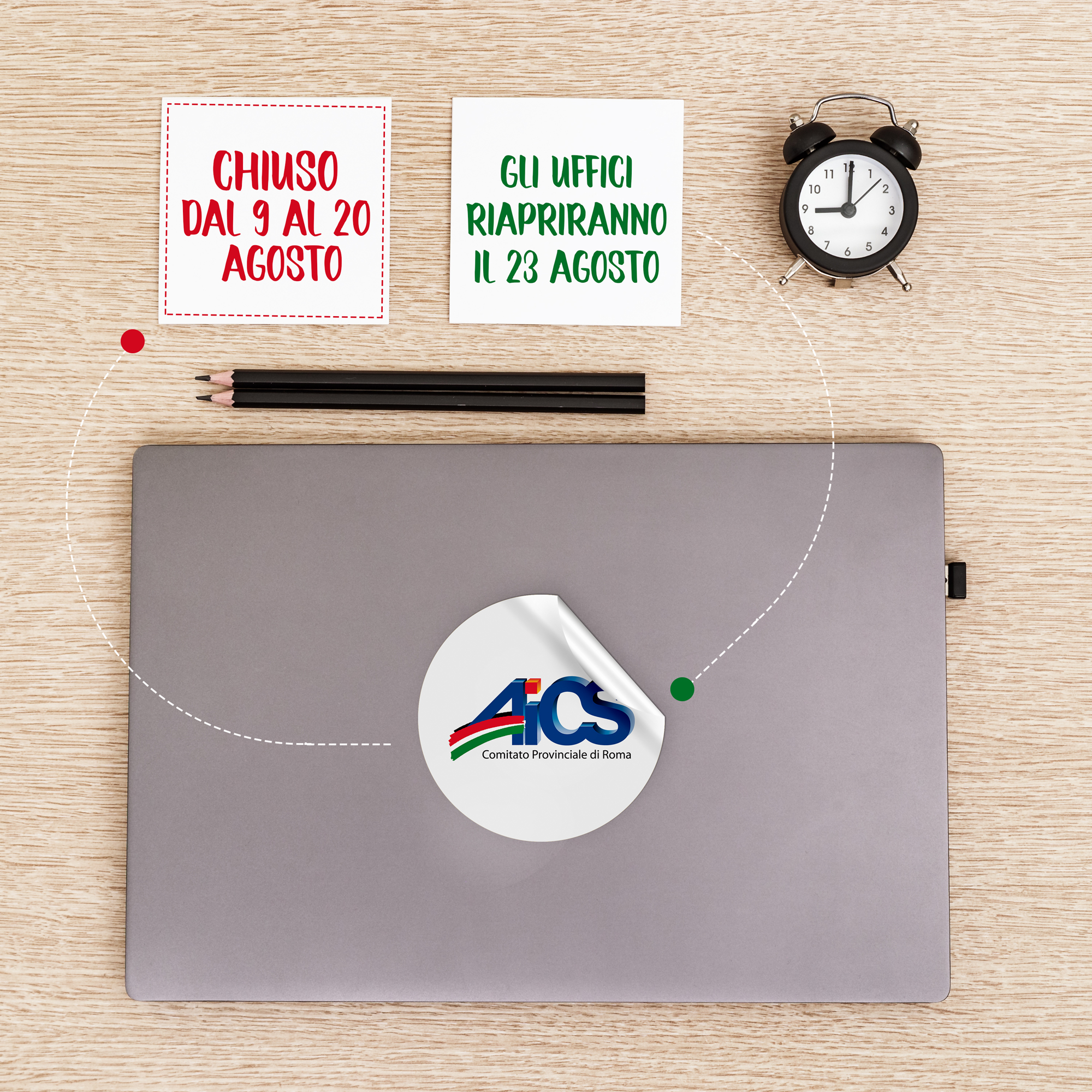 AICS ROMA: CHIUSURA UFFICI MESE DI AGOSTO