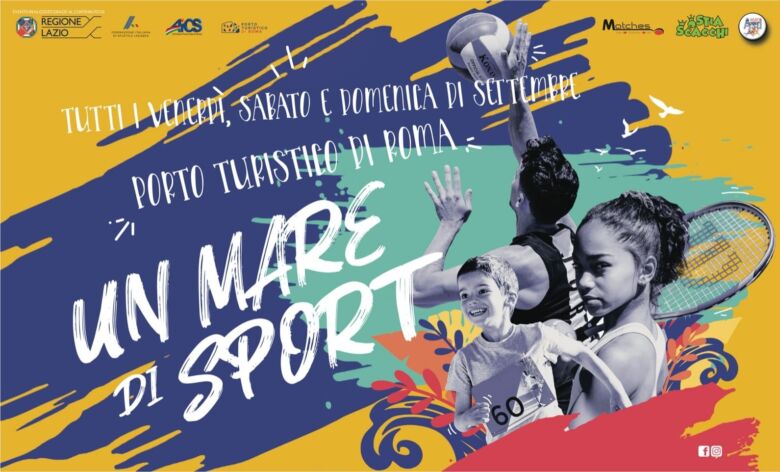 “Un Mare di Sport”: l’area multisport dell’AICS Roma nel cuore del Porto Turistico