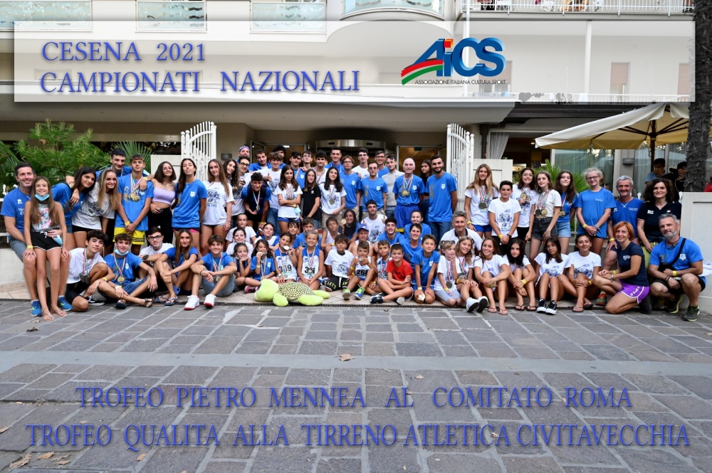 VerdeAzzurro: incetta di medaglie per la Tirreno Atletica Civitavecchia