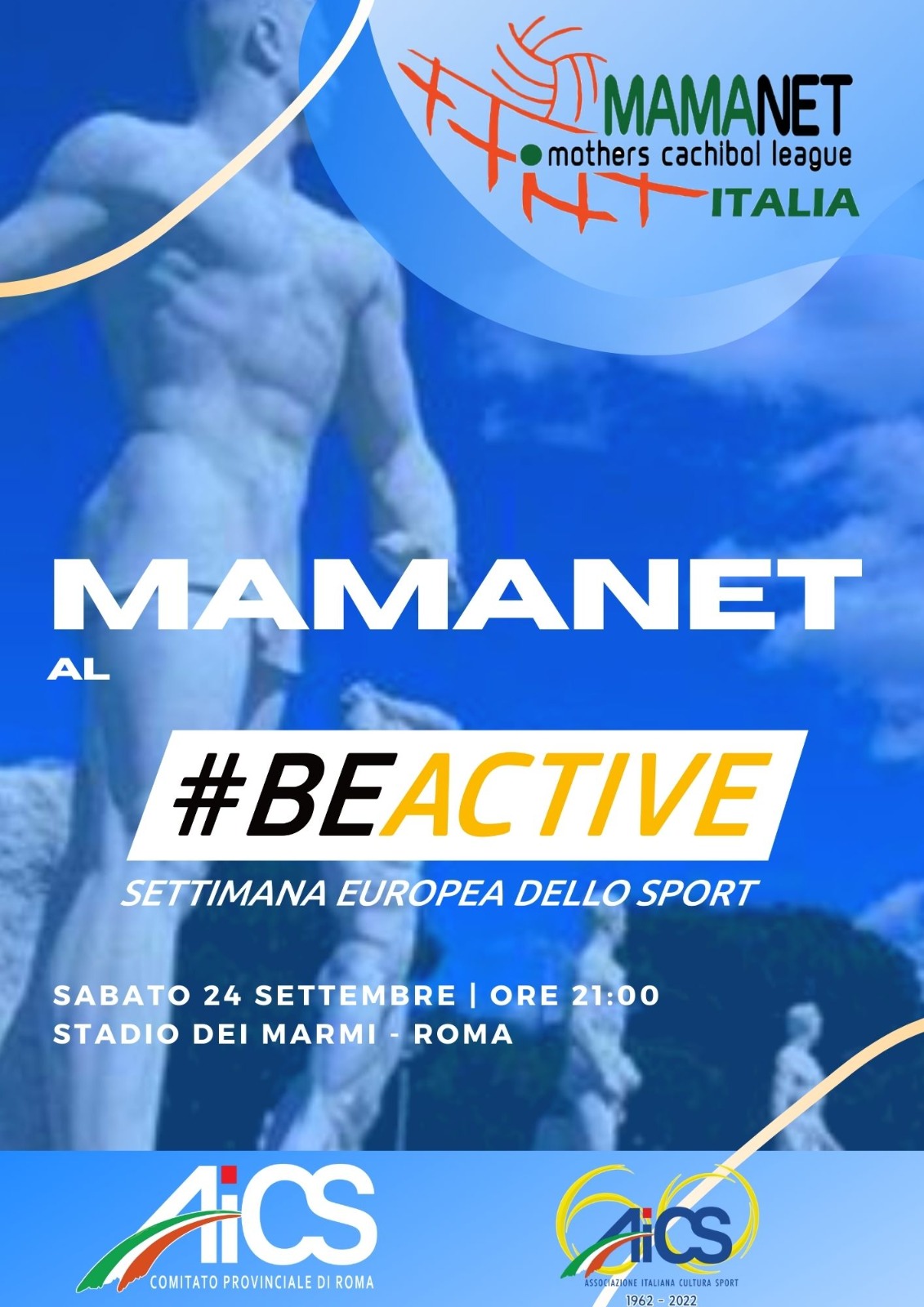 L’AICS Roma al #BEACTIVE, la settimana europea dello sport