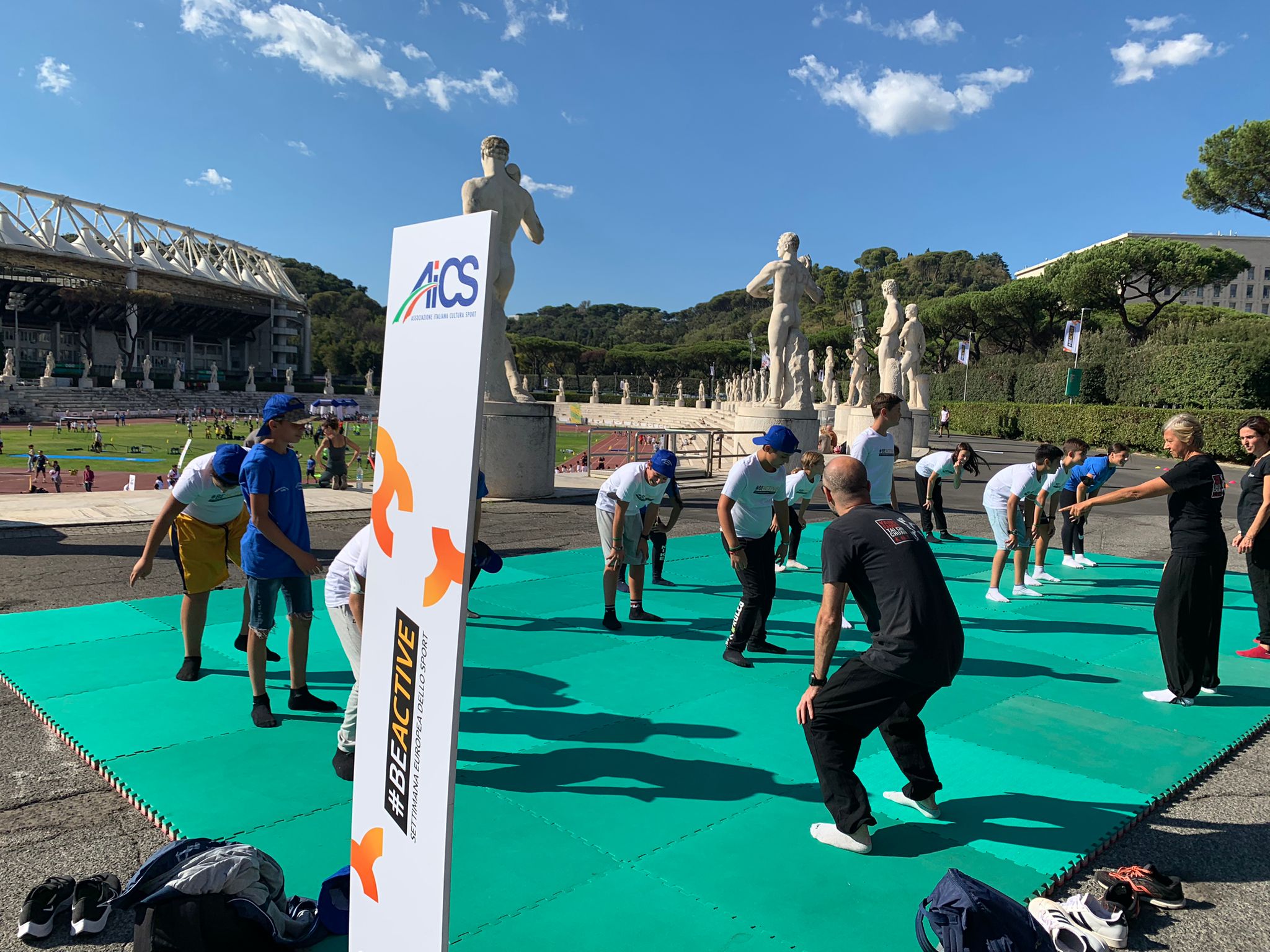 Grande successo per l’AICS Roma al #BEACTIVE, la settimana europea dello sport