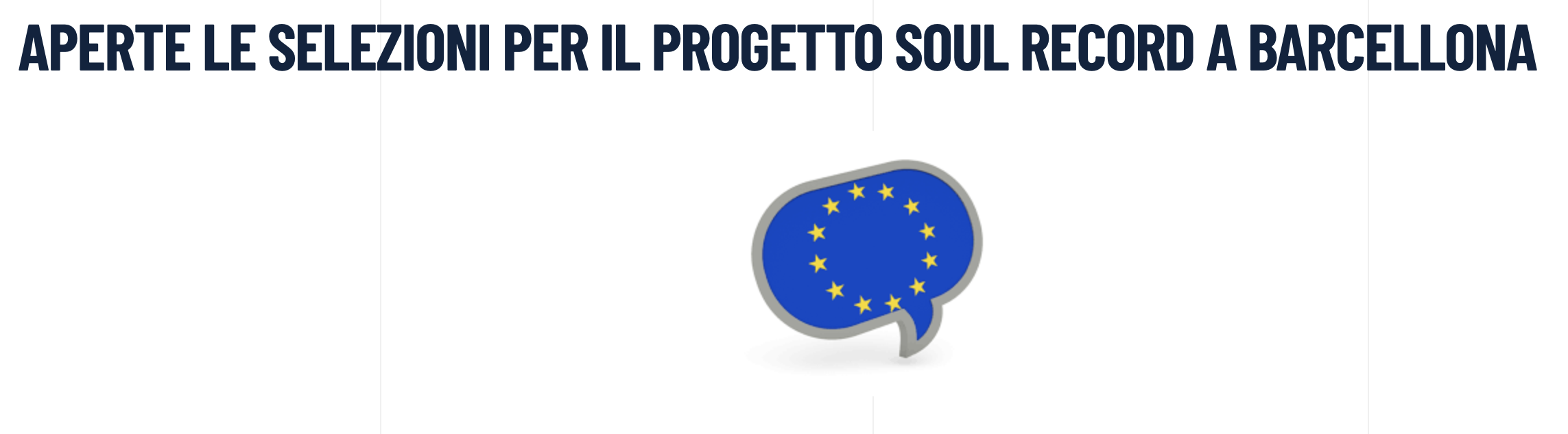 Aperte le candidature per il progetto europeo “Soul Record” promosso da AICS Roma
