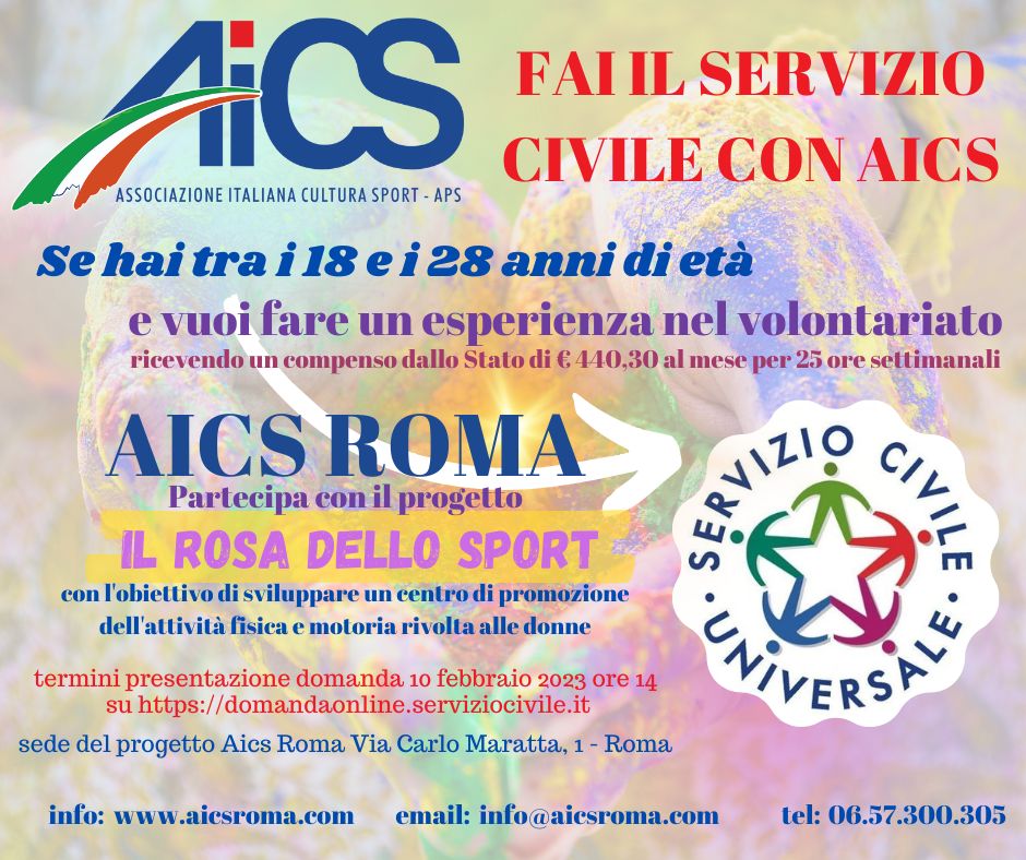 IL SERVIZIO CIVILE con AICS !!!