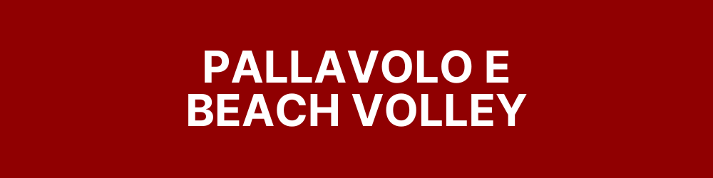 PALLAVOLO E BEACH VOLLEY
