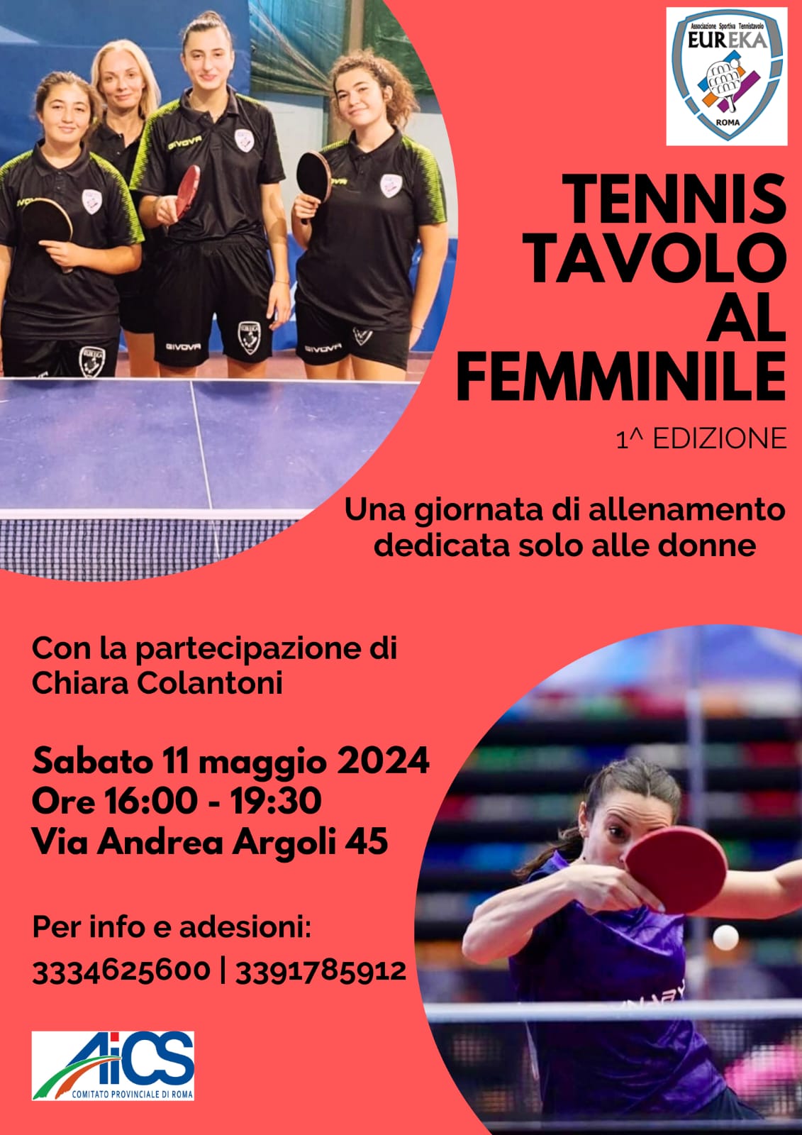 “Tennistavolo al Femminile”: Un evento dedicato all’empowerment femminile attraverso lo sport